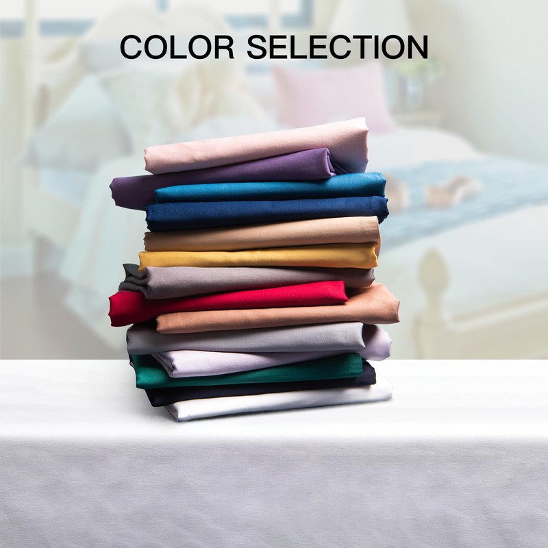 100% Cotton Standard Pillowcases Set of 2, Deep Dream 600