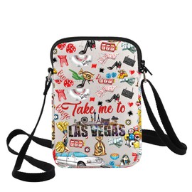 G2TUP Las Vegas Travel Crossbody Bag Las Vegas Trip Gifts Take Me To Las Vegas Casino Shoulder Bag Las Vegas City Merchandise (Take Las Vegas CW)