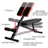 Soozier Upgraded Multi-Functional Hyper Extension Bench Dumbbell Bench Adjustable Roman
