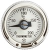 Daytona APE93340 Motorcycle Oil Thermometer with Dip Stick (Clear)