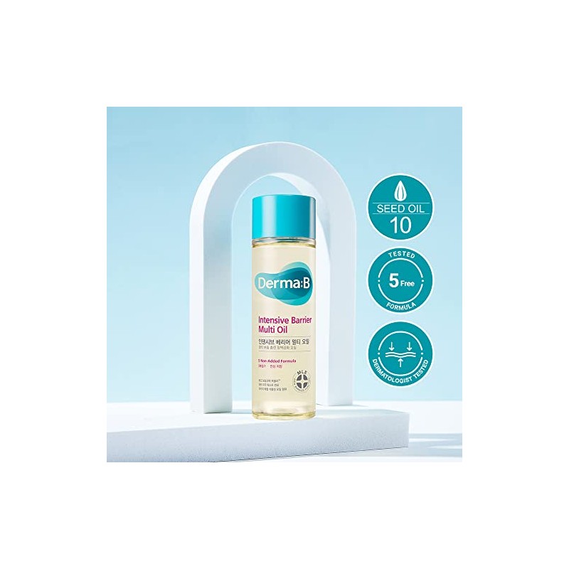 Derma B- Aceite multiusos hidratante y no pegajoso de barrera