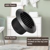 PATIKIL 4 Inch Round Air Vent Cover, 2 Pack Soffit