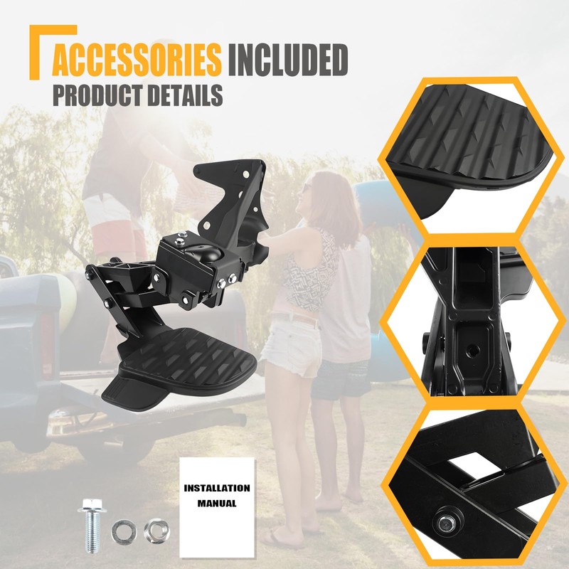 GSPSCN Tailgate Bedstep Rear Bed Step for Dodge Ram 1500
