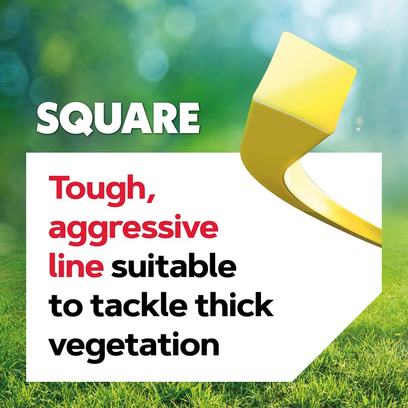 Oregon Yellow Square Strimmer Line Wire for Grass Trimmers and
