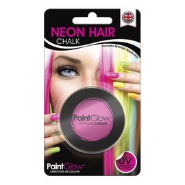 PaintGlow, Neon UV Hair Chalk, Pink, 3.5g