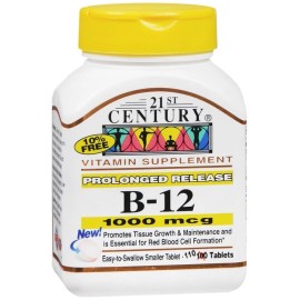 21st Century B-12 1000MCG PROLONGED RELEASE 110CT