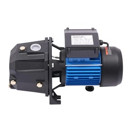 1HP Shallow Well Pump, Portable Cast Iron Jet Water Pump - Max Head 183.7FT, Water Pressure Booster Pumps With Pressure Switch for Irrigation, Sprinkling- Depth up to 82ft