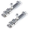 2 x Securit Door Bolt in Polished Chrome 100mm (4")