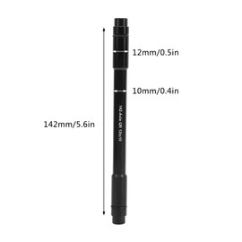 Alomejor Bicycle Hub Adapter, Aluminium Alloy 12 mm / 0.5 Inch Quick Release for Road Bikes (142 x 12)