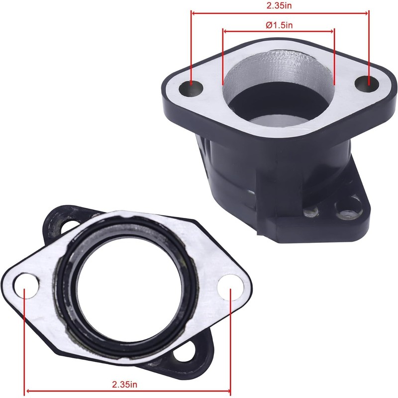 OXCANO YFM350 Carburetor and Intake Manifold Compatible with Yamaha Warrior