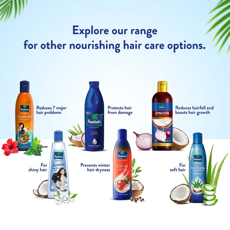 Parachute Advansed Gold Coconut Hair Oil with Vitamin E| Pure