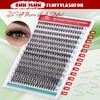 FADVAN 280pcs Individual Lash Extensions, 30D Lash Clusters Volume Mix
