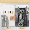 Folding Wall Hooks 2 PCS, Space-Saving Foldable Coat Towel Hooks,
