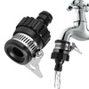 Huybaa Universal Tap Adapter, Garden Hose Coupling, Rubber Connector with