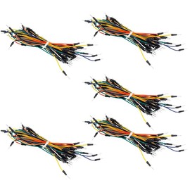 5sets 65pcs Breadboard Jumper Cables Jump Code Wire Kit Set Breadboard Wires Connector
