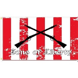 3X5 SONS OF LIBERTY ARMS REBELLIOUS STRIPES JOIN OR DIE REVOLUTION FLAG BANNER