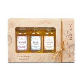 Body Oil Set - Kit de Aceites Masaje/Hidratación de Aromaterapia Caja de 3 x 60 ml c/u