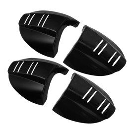 Gadpiparty 4Pcs Clear Safety Side Shields for Glasses Durable Protective Eyewear Accessories Installation for Spectacle Users Multifunctional Side Protection