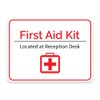 Classic Framed Plus First Aid Kit Located at Reception Desk