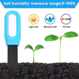 Snblzhef 2In1 Bluetooth Soil Tester Soil Moisture Detector Automation Irrigation Detector Soil Detector Smart Soil Moisture Temperature Sensor