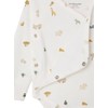 Vertbaudet Organic Collection: Grows with Jungle Motif, white