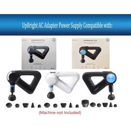 UpBright 20V AC Adapter Compatible with Therabody Theragun Elite Elite-PKG-BLK-US PRO PRO-BLK-EUUK G4 G4Pro Product Red Smart Percussive Therapy Device TG-G4PRO-25SP 14.4V 2500mAh 36Wh Li-ion Battery