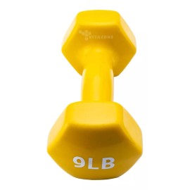 Imaging Mancuerna De Acero Cubierta De Vinil 9 Lbs (1 Pz)