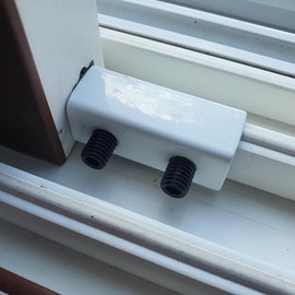 White Sliding Door Frame Stopper Medium 2ea