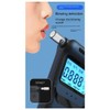 Snblzhef Digital Alcohol Tester Professional Alcohol Detector Breathalyzer Police Alcotester