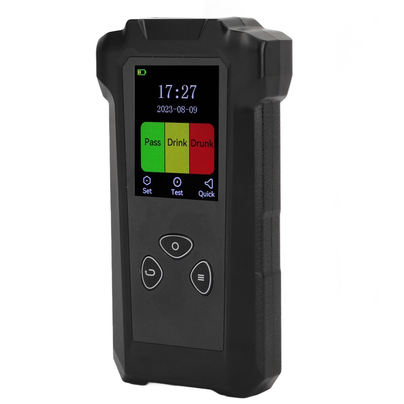 Handheld Drunk Tester Voice Version High Accuracy Blowing Breath Detector