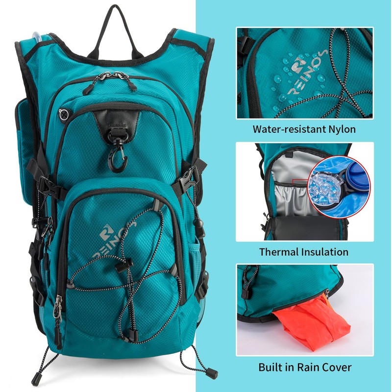 Hydration Backpack Pack with 2L Water Bladder 18L Hiking Backpack
