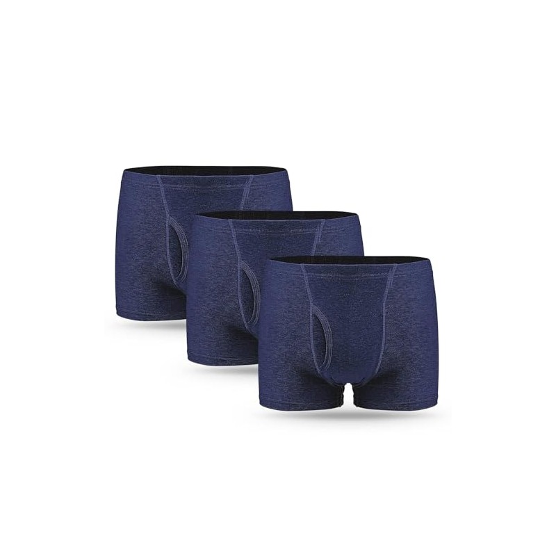 FAMI HELPER 3 Pcs Men's Incontinence Pants Incontinence Boxer Brief