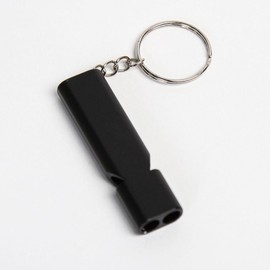 Lightweight Portable Black Whistle for Self-Defense, Referee, Sports Games, and Recreation Whistle 10ea