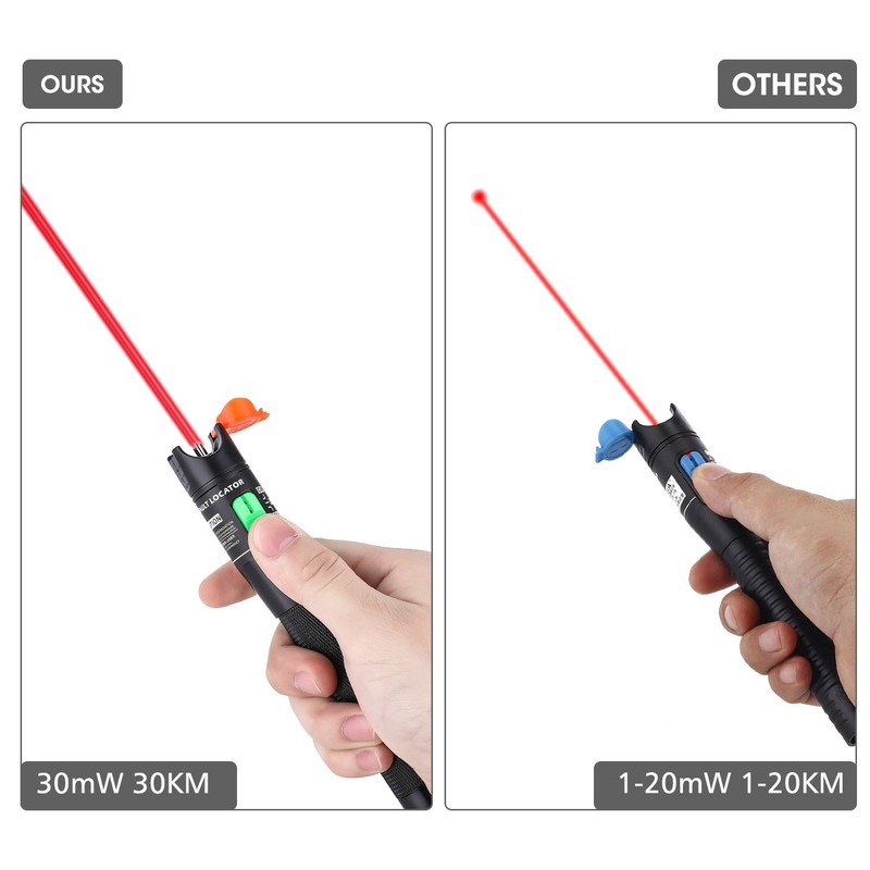 GOCHANGE Visual Fault Locator, Red Light Fiber Optic Cable Tester
