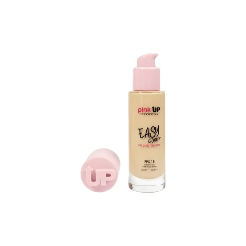 Polvo Mate Hd + Maquillaje Líquido Easy Cover Pink Up