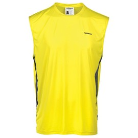 J. J. Keller & Associates, Inc. Cooling High Visibility Sleeveless T-Shirt, Moisture Wicking, Side Vents, Medium, SAFEGEAR Lime Green