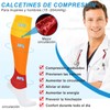 Calcetines de Compresión para Mujeres y Hombres, 3 Pares Medias