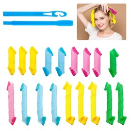 Magic curlers, spiral curl styling kit, spiral curlers, hair styling curlers, curlers, flexible curlers, 18 pieces curlers without heat, DIY hairdressing tools