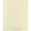 A4 170gsm Parchment Paper Natural Pack of 50 Sheets by