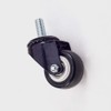Swivel Caster Wheels 2" PU 360 Degree Caster Wheel Threaded