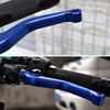 MTCRIGHTER 3D Fishbone Pattern Short Brake Clutch Lever for Kawasaki