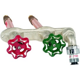 Prier C-108X08 8-Inch Hot and Cold Mixing Hydrant with 1/2-Inch Pex