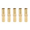 X AUTOHAUX 10mm Brass Barb Hose Fitting Straight Joiner for