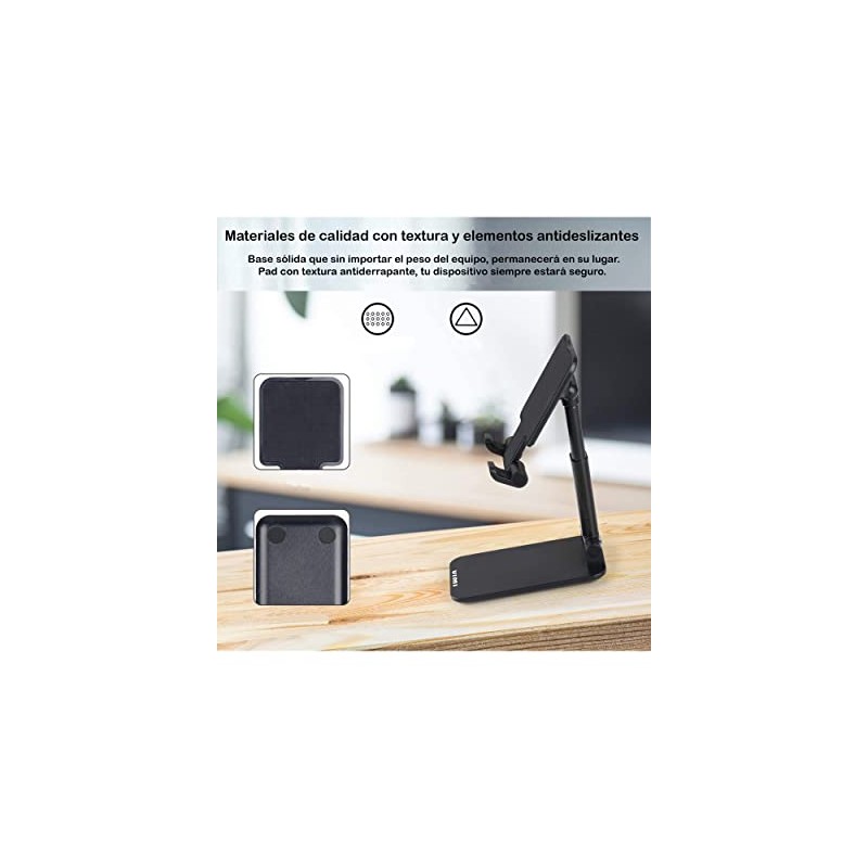 Vimi Dos Soportes Celular De Mesa Ajustable con Inclinación Posiciones