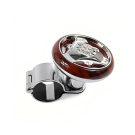 Opuweiy Steering Wheel Knob, Universal Power Ball Spinner Knob with Smooth Ball Bearing for Easy Steering Assist and Control, Compatible with Most Vehicles (Peachblow)