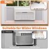 GCGOODS Window Air Conditioner Side Panels, Adjustable Window AC Side