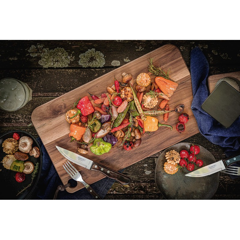Tramontina Jumbo Steakbesteck, Set 4-teilig, mit 2 Steakmessern und 2