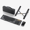 ProtoArc XKM01 CaseUp Foldable Keyboard Mouse Combo, Portable Bluetooth Keyboard