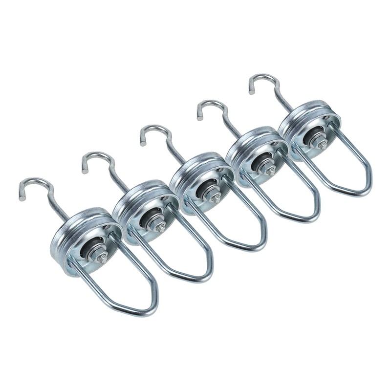 Roauend 5 Packs Rotating Swivel Hook for Powder Coating Painting,