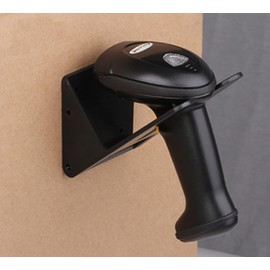 Barcode Scanner Holder, Barcode Scanning Bar-Code Reader Holder Rack Bracket Wall Mount Fit for Most Scanner Barcode Scanner Scan Gun Label Reader (C)